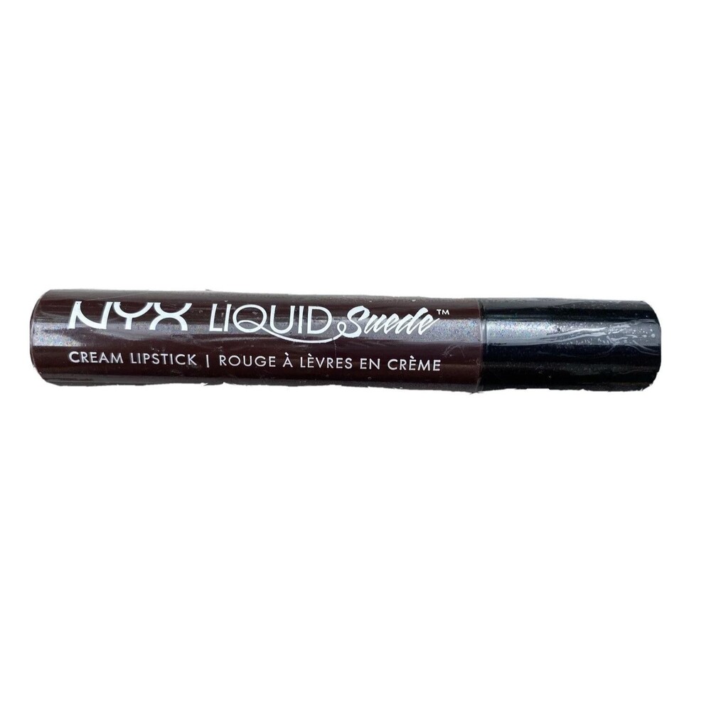 NYX LIQUID SUEDE CREAM LIPSTICK DARK BROWN RED UNDERTONES CLUB HOPPER LSCL23 NEW